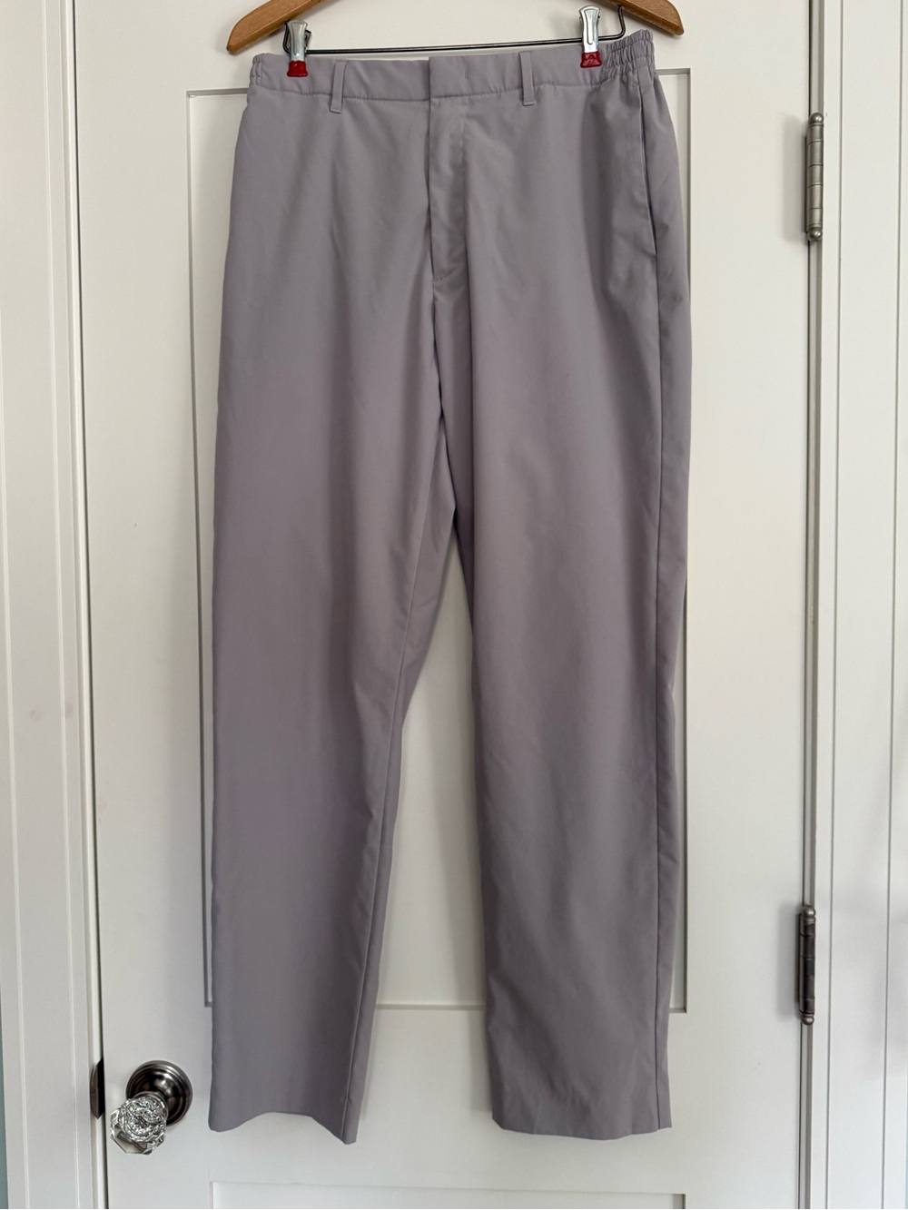 Uniqlo X Theory Men's Light Taupe Straight-Leg Dress Pants Size Small 27”-30”